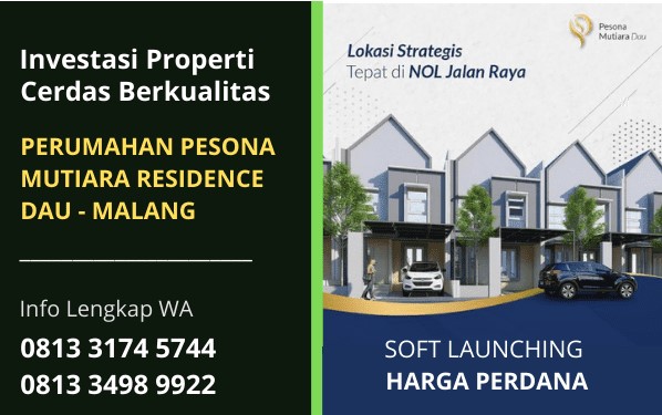 Promo Murah Rumah Properti Terbaru di Malang Jawa Timur